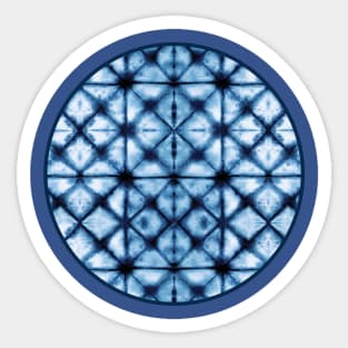 Paper Grid Shibori Sticker